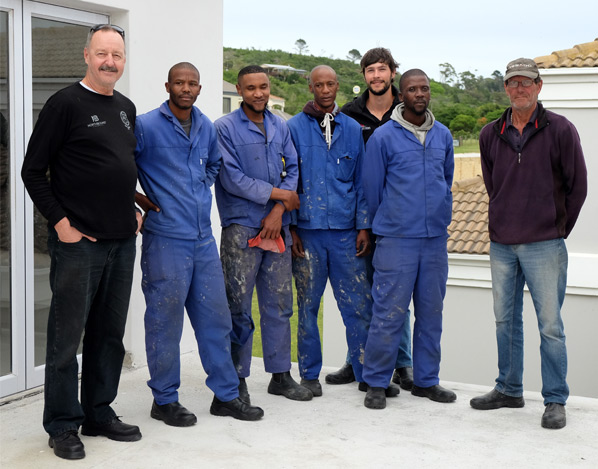 The Action Gutters family team in Gqeberha